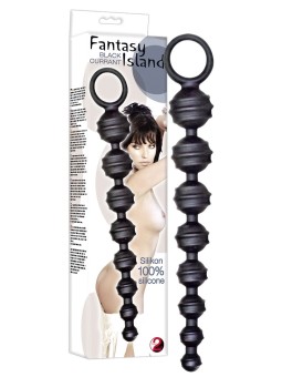 CATENA ANALE FLESSIBILE \FANTASY ISLAND\ NERO