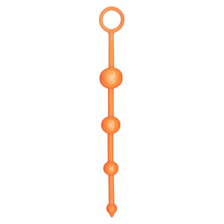 CATENA ANALE A 4 SFERE STIMOLANTI \FUNKY BUTT BEADS\ ARANCIONE