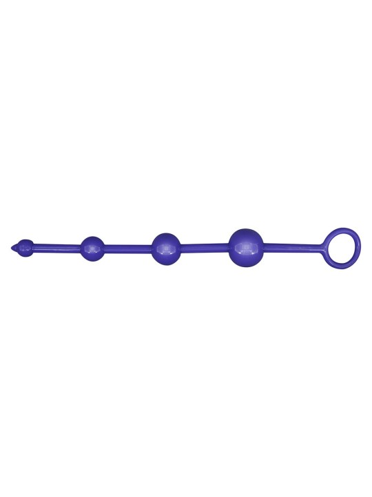 CATENA ANALE A 4 SFERE STIMOLANTI \"FUNKY BUTT BEADS\" VIOLA 