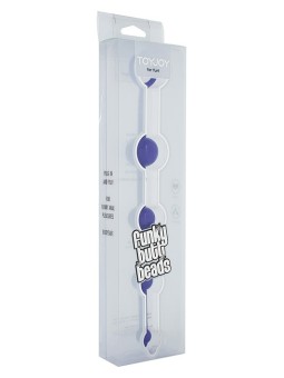 CATENA ANALE A 4 SFERE STIMOLANTI \"FUNKY BUTT BEADS\" VIOLA 