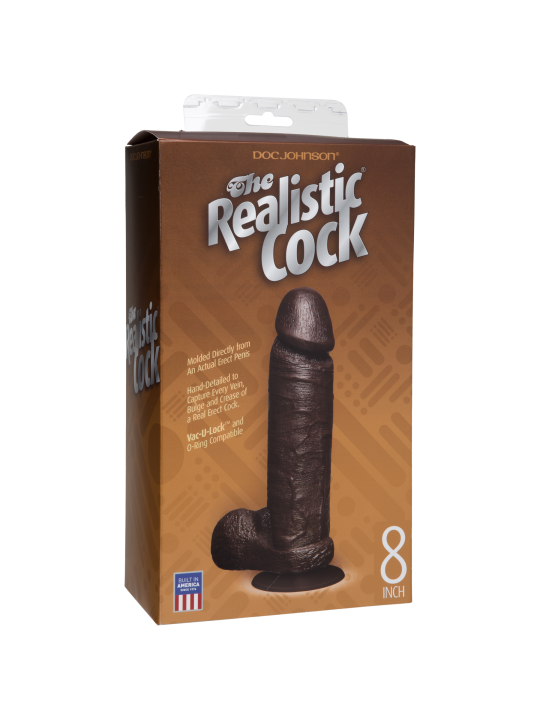 FALLO REALISTICO DOC JOHNSON NERO - 20 CM