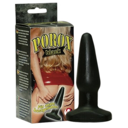 CUNEO ANALE \POROX\ NERO - 13 CM