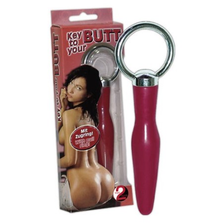 CUNEO ANALE \KEY TO YOUR BUTT\ ROSSO - 10 CM