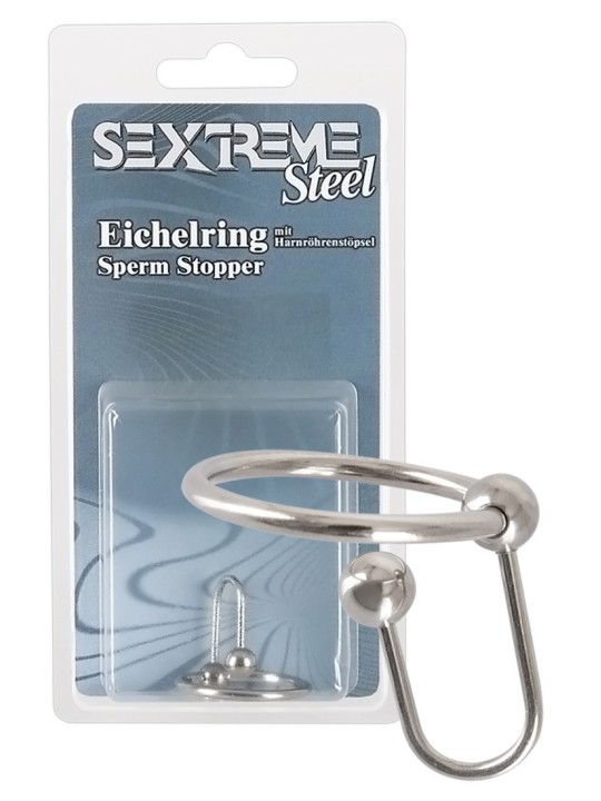 ANELLO PER GLANDE CON BLOCCA SPERMA \"SPERM STOPPER\"