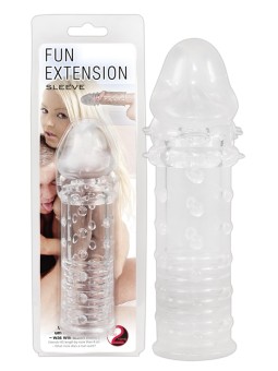 GUAINA FALLICA CON PROLUNGA PENE "FUN EXTENSION"