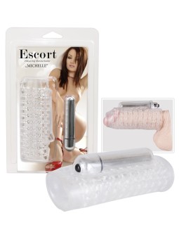 GUAINA FALLICA CON MINI VIBRATORE \"ESCORT MICHELLE\" - 12 CM