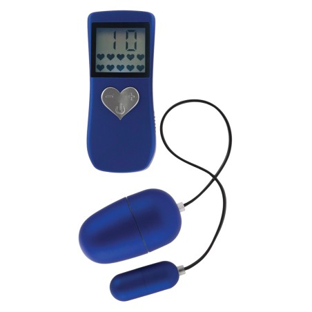 DOPPIO OVULO VIBRANTE CON TELECOMANDO LCD \BODYSOUL II\ BLU