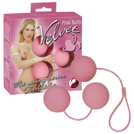 SFERE DEL PIACERE \VELVET\ ROSA