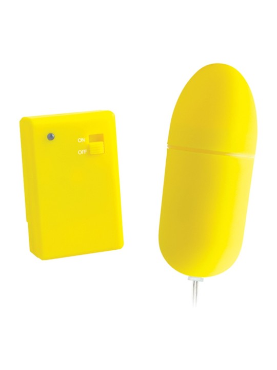 OVULO VIBRANTE SENZA FILI \"NEON LUV TOUCH\" GIALLO