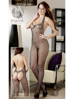 CATSUIT CON DECORAZIONI LEOPARDATE - TAGLIA UNICA