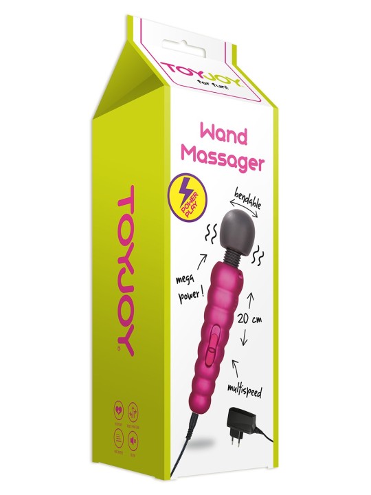 STIMOLATORE MASSAGGIANTE \"POWER MASSAGER\" ROSSO