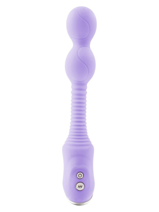 VIBRATORE A SFERE CON DOPPIO MOTORE \"ORBITO\" VIOLA