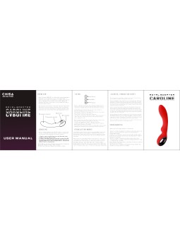 VIBRATORE IN PURO SILICONE \"ROYAL SCEPTER CAROLINE\" ROSSO