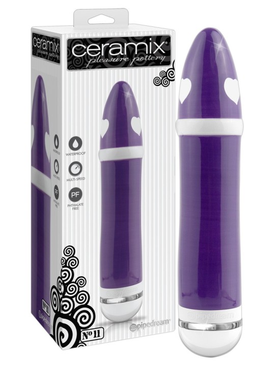 VIBRATORE IN CERAMICA PIPEDREAM \"CERAMIX NO. 11\" - 20 CM