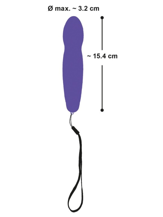 MINI VIBRATORE USB - MINI POWER VIBE - COLORE VIOLA
