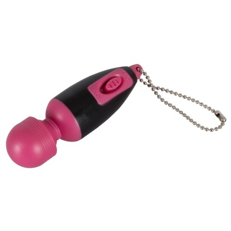 MINI VIBRATORE PORTACHIAVI - KEY RING VIBE - COLORE FUCSIA/NERO