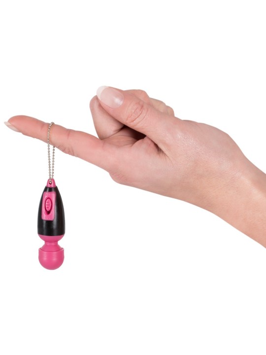 MINI VIBRATORE PORTACHIAVI - KEY RING VIBE - COLORE FUCSIA/NERO