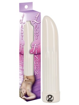 MINI VIBRATORE \"LADY FINGER\" BIANCO