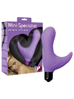 MINI VIBRATORE CON STIMOLAZIONE CLITORIDE "MINI-SPECIALIST" VIOLA