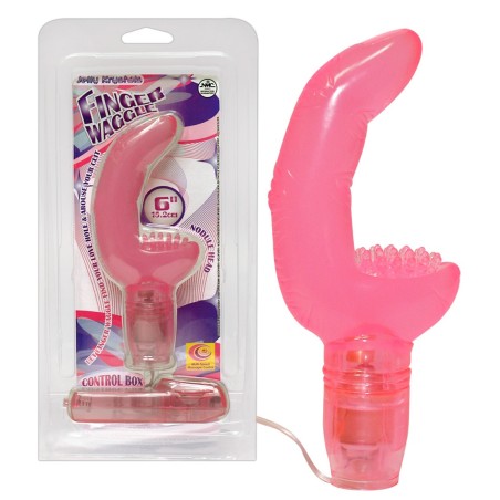 STIMOLATORE VIBRANTE PUNTO G E CLITORIDE \FINGER WAGGLE\