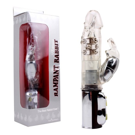 VIBRATORE E STIMOLATORE RABBIT \THE SILVER KING\