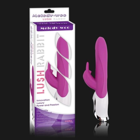 VIBRATORE IN SILICONE \LUSH RABBIT\ - 24 CM