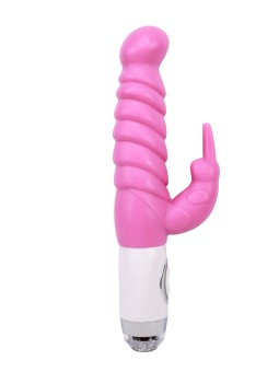 VIBRATORE CON RILIEVI STIMOLANTI \"RIPPLE RABBIT\" - 26 CM
