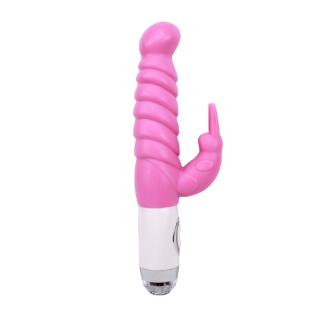 VIBRATORE CON RILIEVI STIMOLANTI \RIPPLE RABBIT\ - 26 CM