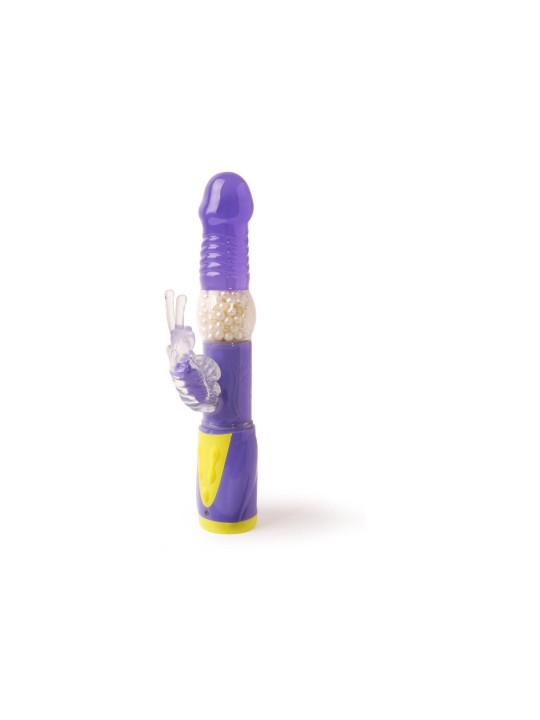 VIBRATORE RABBIT CON ROTAZIONE \"ULTRAZONE HYPER GIRL\" - 23.5 CM