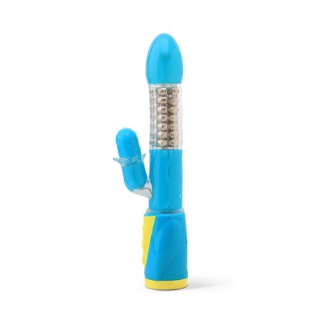 VIBRATORE RABBIT CON PULSAZIONI \ULTRAZONE MIRACLE GIRL\ - 23.5 CM
