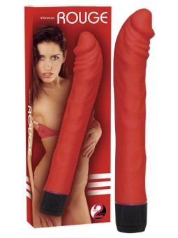 VIBRATORE REALISTICO \"ROUGE & NOIR\" ROSSO