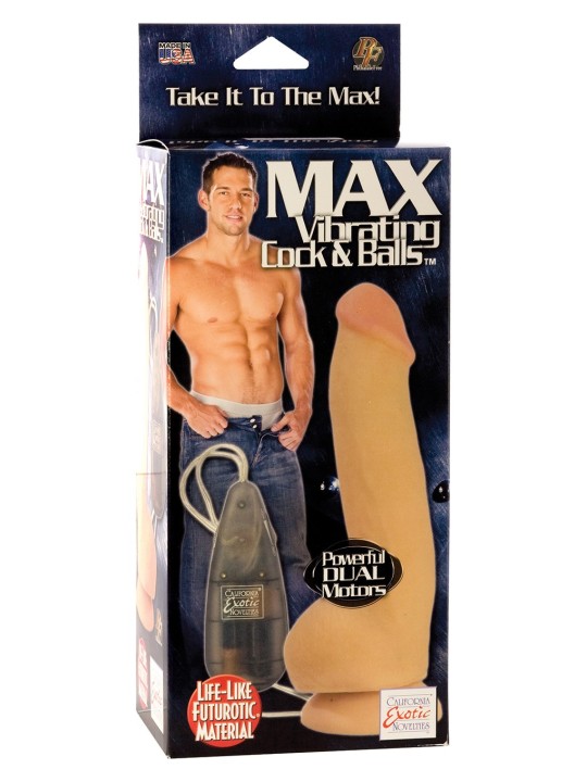 FALLO VIBRANTE REALISTICO DUE MOTORI \"MAX VIBRATING\" - 17 CM