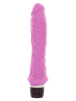 VIBRATORE REALISTICO IN SILICONE \CLASSIC LARGE\ ROSA - 23 CM