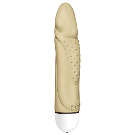 VIBRATORE CON RILIEVI STIMOLANTI \KING ROCKY COMFORT\ CARNE - 18 CM