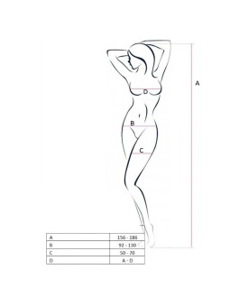 BODYSTOCKING PASSION WOMAN "BS055" NERO - TAGLIA UNICA