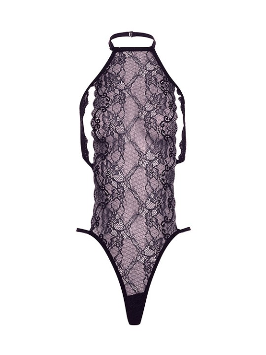 BODY BARELY BARE "LACE" - COLORE NERO - TAGLIA UNICA