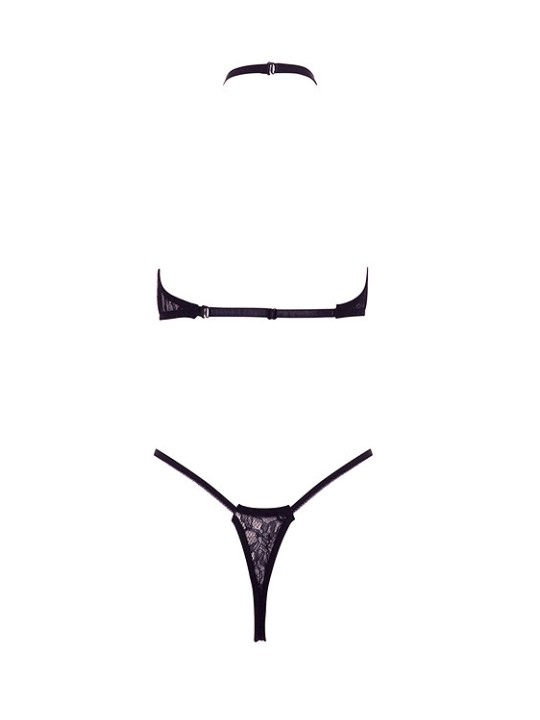 BODY BARELY BARE "LACE" - COLORE NERO - TAGLIA UNICA