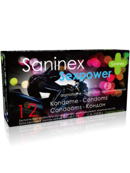 PROFILATTICI SANINEX "SEX POWER" 12 PEZZI