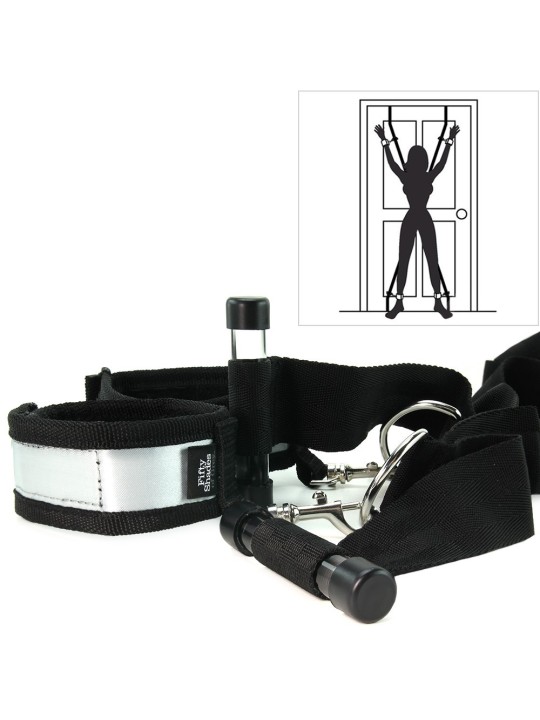 SET BONDAGE PER PORTE 50 SFUMATURE DI GRIGIO "SULL'ATTENTI"