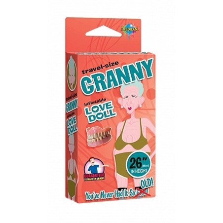 BAMBOLA GONFIABILE VECCHIA SDENTATA PIPEDREAM GRANNY - 66 CM