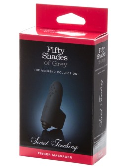 STIMOLATORE VIBRANTE DA DITO PER CLITORIDE "SECRET TOUCHING" 50 SFUMATURE