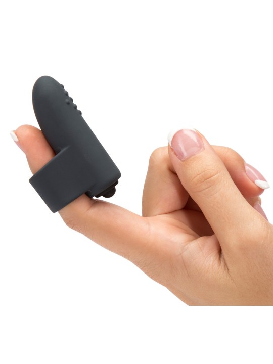 STIMOLATORE VIBRANTE DA DITO PER CLITORIDE "SECRET TOUCHING" 50 SFUMATURE