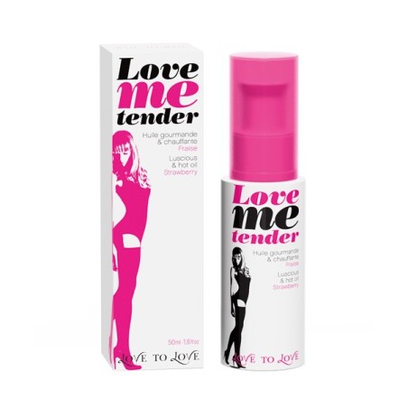 OLIO PER MASSAGGI AROMA FRAGOLA \LOVE ME TENDER\  - 50 ML