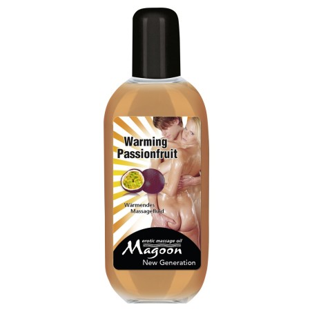 OLIO PER MASSAGGI MAGOON EFFETTO CALDO \FRUTTO DELLA PASSIONE\ - 100 ML