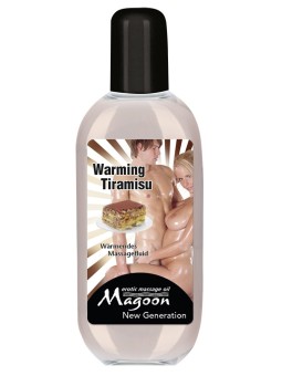 OLIO PER MASSAGGI MAGOON EFFETTO CALDO \"TIRAMISU\" - 100 ML