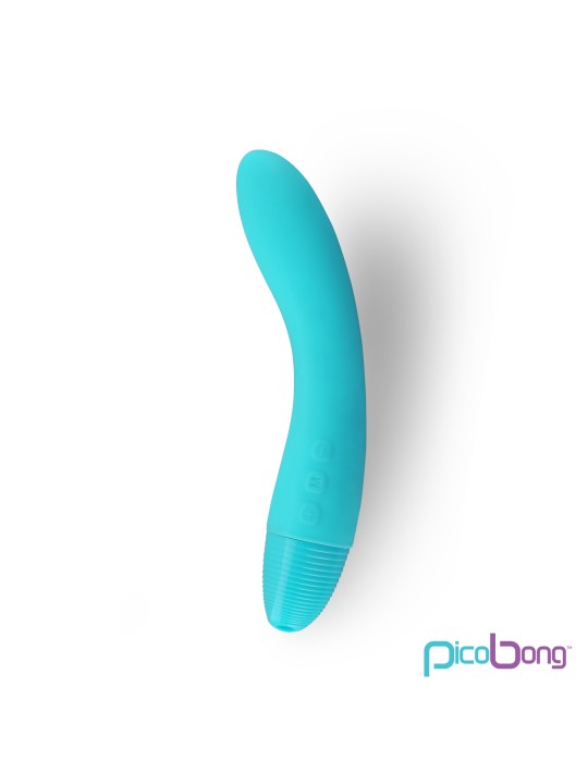 VIBRATORE IMPERMEABILE IN SILICONE PICOBONG \"ZIZO\" BLU